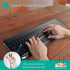 Universal KeyboardCap. Fully Covered Flat Style 0.025mm Waterproof Anti-Dust Desktop Keyboard Cover with Numeric Hospital/Dentist Use (10x Value 20packs) - Image 4
