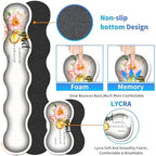 4Pcs Memory Foam Keyboard Wrist Rest Desk Mat Set, Flower Bible Proverbs - Image 2