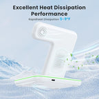 WAITIEE Foldable Wireless Charger for iPhone 17 16 15 14 13 12 11 X 8, 3 in 1 Charging Station for Apple Watch & for AirPods(White) - Image 5