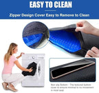 20" Gel Seat Cushion for Long Sitting(Jumbo&Thick) – Office Chair Cushion – Wheelchair Cushions for Pressure Sores – Non-Slip Desk Chair Car Seat Cushion Driving – Sciatica & Back Pain Relief - Image 7