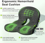 Office Chair Cushion, Ergonomic Seat Cushion with Back Support - Image 3