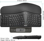 Arteck Split Ergonomic Keyboard with Palm Rest, 2.4G USB Wireless Keyboard - Image 6