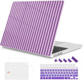 Mektron Case for 2026 MacBook Air 13-inch M5 Laptop A3449 with 13.6-inch Liquid Retina Display, 2025 2024 2022 M4/M3/M2 MacBook Air 13" Hard Shell Cover, Model A3240 A3113 A2681,Striped MK026 by Unknown