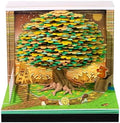 3D Memo Pad, 3D Calendar 2027, Time Piece Calendar, Tear-Off Calendars 2027, 3D Paper Carving Art Memo Pad, Art Carving Sticky Notes for Office Home Gifts Ornaments (Osmanthus tree) by JCSY