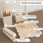 Aesthetic Desk Accessories Set for Women - A Complete Office Organizer Set - Image 4