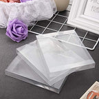 Blulu Clear Greeting Card Box Plastic Storage Organizer Bulk, 200 Packs - Image 6
