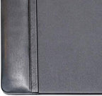 Dacasso Black Leather 22" x 14" Side Rails Desk Pad - Image 5