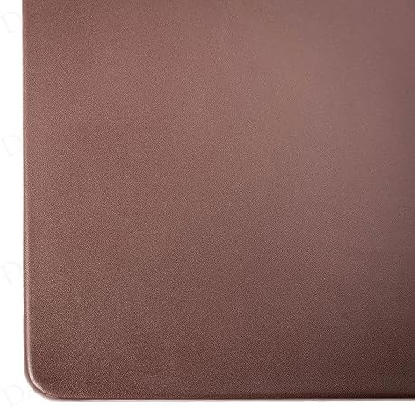 Dacasso 24” x 19” Chocolate Brown Leather Desk Pad w/Out Rails - Executive Desk Surface Protector - Luxury Leather Desk Blotter for Writing - Image 5