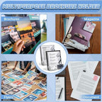 2 Pack 8.5x11 Inch Brochure Holder with Business Card Holder - Image 6