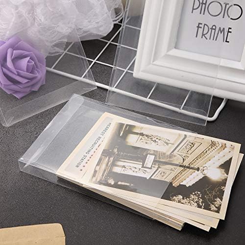 Blulu Clear Greeting Card Box Plastic Storage Organizer Bulk, 200 Packs - Image 5