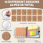 Sprial Notebooks with Pens Bulk, 48 Pack, 5.5 x 4.7 Inch Christian - Image 3