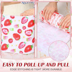 36 Pack Reusable Kitchen Cloths Cotton Towel, Strawberry - Image 4