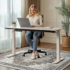 36"x60" Office Chair Mat for Hardwood Floor, Non-Slip Washable Tawny Grey - Image 2