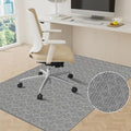 KMAT Office Chair Mat, 45x53in Heavy Duty Hardwood/Tile Floor Protector, Floor Mat Computer Desk Mat for Rolling Chairs, Work, Study, Office, Grey by KMAT