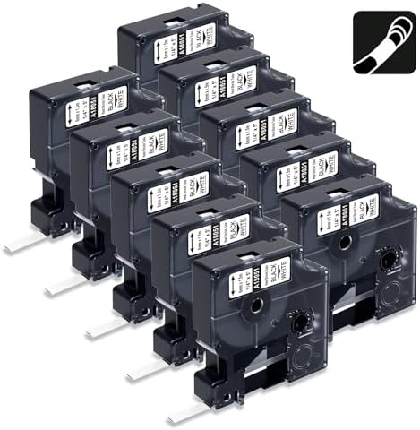 Replacement for Dymo 18051 Compatible Industrial Heat Shrink Tube Labels by AirmallTec
