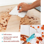 Tranqun 200 Pcs Disposable Microfiber Cleaning Cloth Bulk, Lint Free Cloth - Image 5