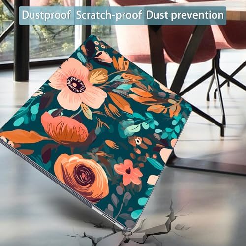 Mektron Case for 13.8" Microsoft Surface Laptop 8/7 (2026/2024) Surface Laptop 13.8 Inch Cover Fits Model 2036, Keyboard Cover +Screen Protector +Dust Plugs, Abstract Florals - Image 5