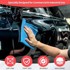 Shop Towels, 150 Pack Cleaning Rags Microfiber Towels, Bulk All-Purpose Microfiber Cleaning Cloth Lint-Free Wipe Washcloth for Commercial Garage Automotive & Housekeeping 11.5"*11.5" - Image 3