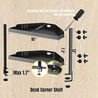 CanKing Desk Clamp Shelf, 16 Inch Corner - Image 3