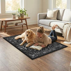 Office Chair Mat for Hardwood Floor & Tile Floor,36"X 48"-Square Black - Image 6