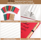 24 Sets Christian Gifts for Women Bulk Prayer Journals with Sticky Note - Image 3