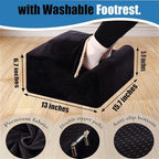 Keep Warm Foot Stool Foot Rest for Under Desk At Work - Image 2