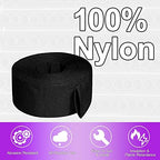 1.5" ID Nylon Protective Hose Sleeve, Nylon Protective Sleeve Nylon Protective Sheath Nylon Cable Cover for Welding Torch Hydraulic Hose, 25' Length, Black - Image 3