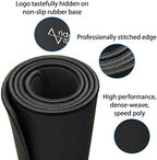 Gaming Mouse Pad (5mm) Massive 46 inch | 46x17.3x0.20 Extra Thick | Black | Stitched Edge, Large Washable Desk Mat - Image 2