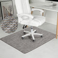 Chair Mat for Hardwood & Tile Floor, 47" x 60" Heavy Duty Office Chair Mat for Rolling Chairs, Anti Slip, Non-Curve, Floor Protector for Home Office, Heathered Gray by RccugmatS