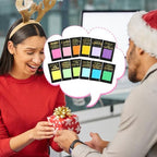 Motipuns 72 Pcs Christmas Appreciation Gifts Bulk Black Sticky Note Holder - Image 3
