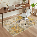 Office Chair Mat for Hardwood Floor, 48"x36" Easy Glide Computer Chair Mat Protector for Rolling Chair Under Desk Rug Nonslip Backing, Machine Wash by CHAKME