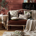 ISAENNE Elegant French Linen Throw Pillow Cover,Set of 2,18"x18"-Estonia D - Image 6
