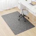 Office Chair Mat, 46" x 72" Computer Chair Mat for Hardwood Floor, Non-Curve Anti Slip Hard Floor Protector for Rolling Chair, PVC Mat Desk Rug for Home Office by HOMEK