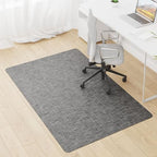 Office Chair Mat, 46" x 72" Computer Chair Mat for Hardwood Floor, Non-Curve Anti Slip Hard Floor Protector for Rolling Chair, PVC Mat Desk Rug for Home Office by HOMEK