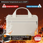 Tamfile Fireproof Accordion File Folder with Handle, Document Organizer - Image 2