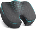 TushGuard Seat Cushion - for Office Chair, Car Seat, Airplane, Bleacher - Sciatica & Coccyx Pain Relief Desk Chair Cushion for Long Sitting Office Workers, Car Drivers(Grey, XX-Large) by TushGuardSeatCushonsPillows