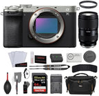 Sony a7C II Mirrorless Camera | Silver Bundle with Tamron 28-75mm f/2.8 Di III VXD G2 Lens for Sony E + 64GB Card + UV Filter + Camera Case + Photo Starter Kit + Cleaning Cloth + Charger (7 Items) by Unknown
