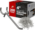 200 Pack PEG Board Pegboard Shelving Hooks 4" Length Wholesale Lot by FactorDuty