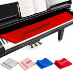 Personalized Piano Keyboard Cover, Vintage Custom Name 88 Keys Dust Cover by SUNAMDCUSTOMPRODUCT