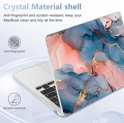 Case for 2026/2025/2024/2023 MacBook Air 15-inch Laptop Release M5 A3448 /M4 A3241 /M3 A3114 /M2 A2941, Stylish Protective Hard Shell Cover for MacBook Air 15.3 inch, Abstract Art P492 - Image 6