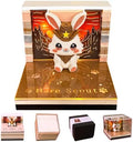 2027 3D Paper Carving Desk Calendar With LED Light (Rabbit Warrior) by Divtada