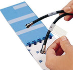 Brady PWC-PK-1 1.75" Height, 0.75" Width, B-292 Self-Laminating Vinyl, White Color Write-On Self-Laminating Wire And Cable Marker (Pack Of 120 Book) - Image 3