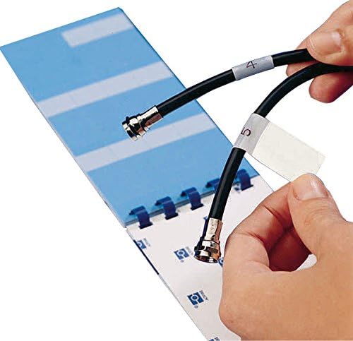 Brady PWC-PK-1 1.75" Height, 0.75" Width, B-292 Self-Laminating Vinyl, White Color Write-On Self-Laminating Wire And Cable Marker (Pack Of 120 Book) - Image 3