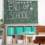 Tinlade 6 Pcs Classroom Paper Storage Bins with Lids, 13x10, Teal - Image 4