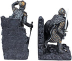 Design Toscano Arthurian Knight Bookends,Grey Stone,8 Inch, Set of Two - Image 5