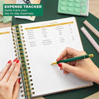 Clever Fox Budget Planner & Monthly Bill Organizer, Large Dark Green - Image 6