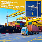 Nuogo 200 Pcs Yellow Steel Security Cable Seals - Image 2