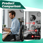 Dracey Seat Cushion for Office Chair and Car, Office Chair Cushion, L-Shaped Ergonomic Seat Cushions, Car Seat Cushion, for Truck Lumbar Pillow Memory Foam Seat Cushion Gaming Chair Desk Chair Cushion - Image 6