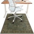 36"x60" Office Chair Mat for Hardwood Floor, Non-Slip Washable Dark Brown by BESBLEE