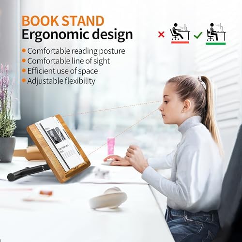 2-in-1 Floor Music Stand & Desktop Book Stand, 16.5"–51" Height Adjustable - Image 4